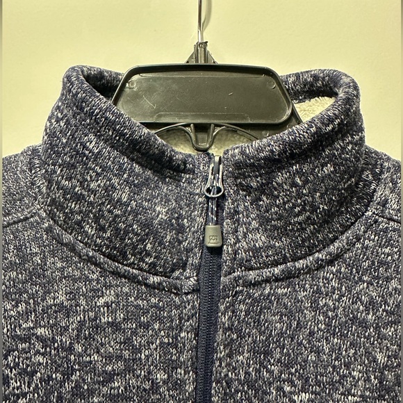 Avalanche Outdoor Supply Co Mens Small Full Zip Knit Fleece Lined Jacket Gray - Picture 9 of 16